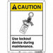 Safety Sign 14 in x 10 in Polyethylene