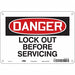 Safety Sign 7 in x 10 in Aluminum