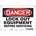 Safety Sign 7 inx10 in Polyethylene