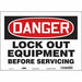 Safety Sign 10 in x 14 in Vinyl