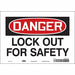 Safety Sign 7 inx10 in Vinyl