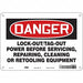 Safety Sign 10 inx14 in Aluminum