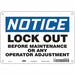 Safety Sign 7 in x 10 in Aluminum
