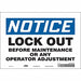 Safety Sign 7 inx10 in Vinyl