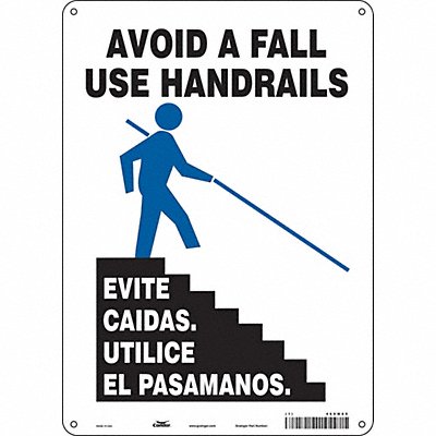Safety Sign 14 inx10 in Polyethylene