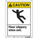 Safety Sign 14 inx10 in Polyethylene