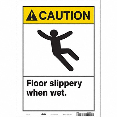 Safety Sign 14 inx10 in Vinyl