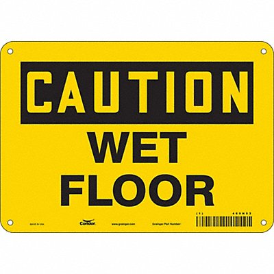 Safety Sign 7 inx10 in Polyethylene