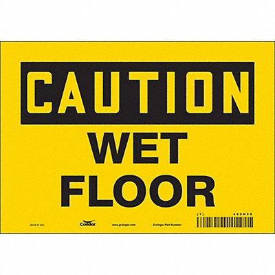 Safety Sign 7 inx10 in Vinyl