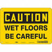 Safety Sign 7 in x 10 in Aluminum
