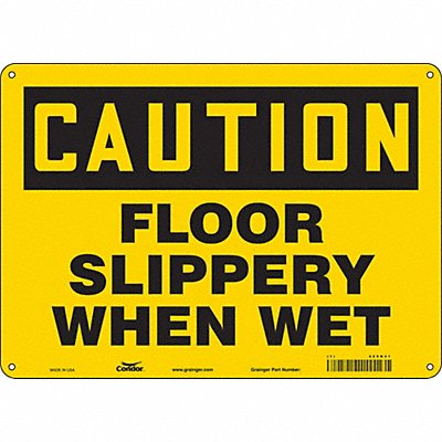 Safety Sign 10 inx14 in Aluminum