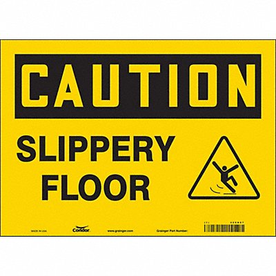 Safety Sign 10 inx14 in Vinyl