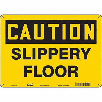 J6969 Safety Sign 10 inx14 in Polyethylene