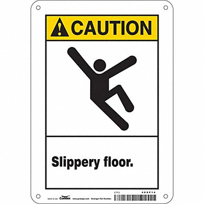 Safety Sign 10 inx7 in Aluminum