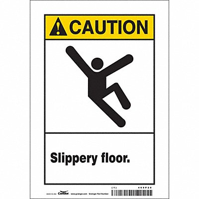 Safety Sign 10 inx7 in Vinyl