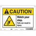 Safety Sign 7 in x 10 in Aluminum