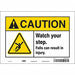 Safety Sign 7 inx10 in Vinyl