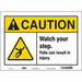 Safety Sign 10 inx14 in Vinyl