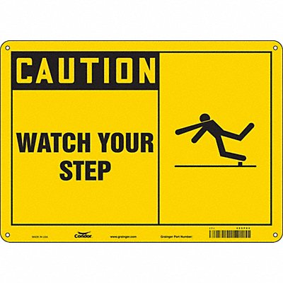 Safety Sign 10 in x 14 in Polyethylene