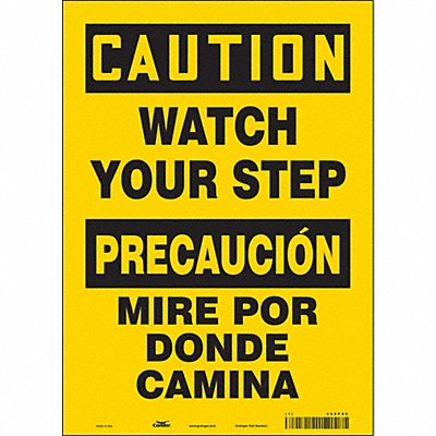 Safety Sign 14 inx10 in Vinyl
