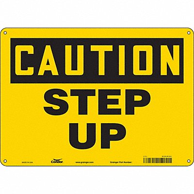Safety Sign 10 inx14 in Polyethylene