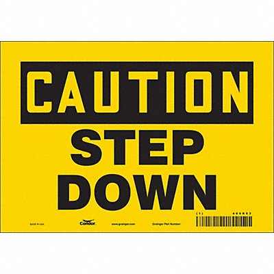 Safety Sign 7 inx10 in Vinyl