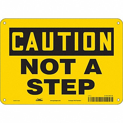 Safety Sign 7 in x 10 in Aluminum