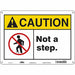 K1396 Safety Sign 10 inx14 in Polyethylene