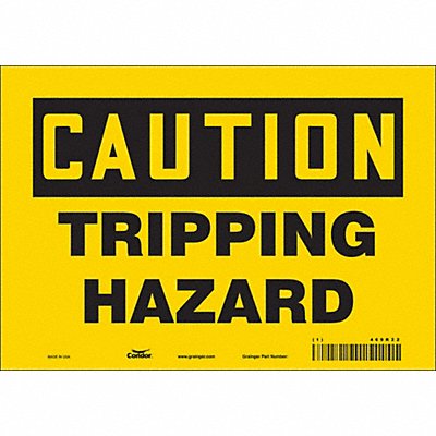 K1397 Safety Sign 7 inx10 in Vinyl