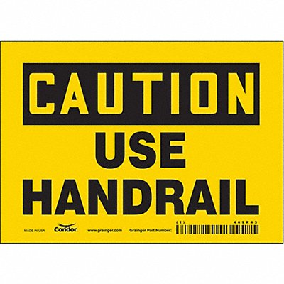 K1400 Safety Sign 5 inx7 in Vinyl