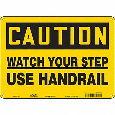 Safety Sign 10 inx14 in Polyethylene
