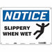 Safety Sign 10 in x 14 in Aluminum