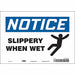 Safety Sign 7 inx10 in Vinyl