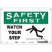 Safety Sign 7 in x 10 in Aluminum
