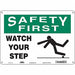 Safety Sign 10 in x 14 in Aluminum