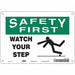 Safety Sign 7 in x 10 in Polyethylene