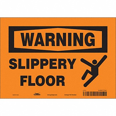 Safety Sign 7 inx10 in Vinyl
