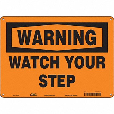 Safety Sign 10 inx14 in Aluminum