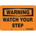 Safety Sign 7 inx10 in Polyethylene