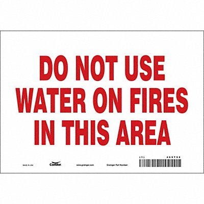 Safety Sign 7 inx10 in Vinyl