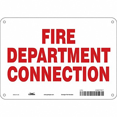 Safety Sign 7 in x 10 in Polyethylene