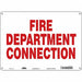 Safety Sign 10 in x 14 in Polyethylene