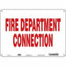 Safety Sign 10 in x 14 in Polyethylene