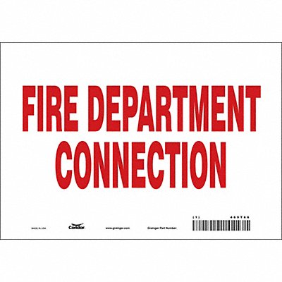 Safety Sign 7 in x 10 in Vinyl