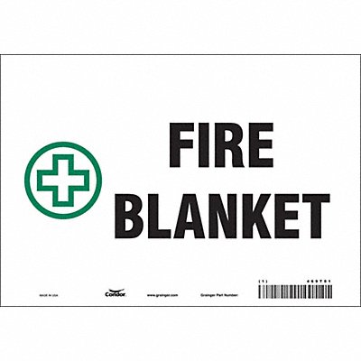 Safety Sign 7 in x 10 in Vinyl