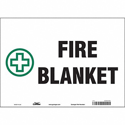 Safety Sign 10 in x 14 in Vinyl