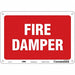Safety Sign 7 in x 10 in Aluminum