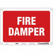 Safety Sign 7 in x 10 in Polyethylene