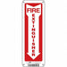 Safety Sign 12 in x 4 in Aluminum
