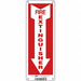 J7050 Safety Sign 14 in x 5 in Aluminum